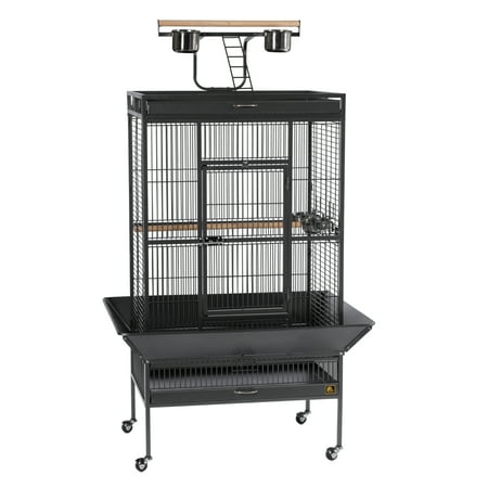UPC: 0048081315316 | Prevue Pet Products Select Wrought Iron Bird Cage 30  x 22  x 63   Black