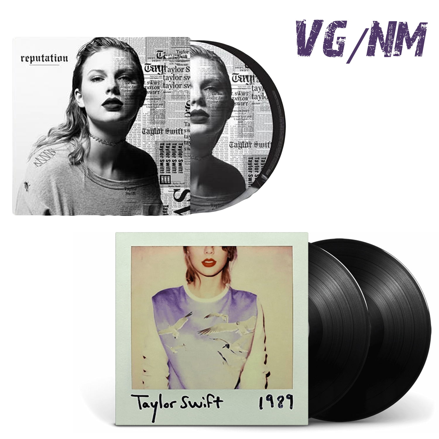 Taylor Swift - Reputation / 1989 Album 4x LP Vinyl Bundle Pack VGNM ...