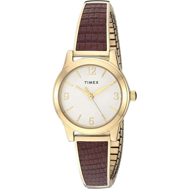 Timex Timex TW2T31600 Women's GoldTone Analog Watch Expansion Band