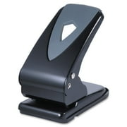Business Source Two-hole Metal Punch - 2 Punch Head(s) - 60 Sheet Capacity - 1/4" Punch Size - Silver, Blue