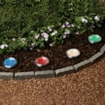 thumbnail image 3 of Mainstays Solar Powered Stainless Steel Landscape Disc Lights with Color Holding LED, 20 Lumens (4 Count), 3 of 7
