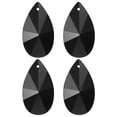 thumbnail image 1 of 4-Pack Prismas en Forma de Pera de Cristal, Prismas Colgantes de 38mm/1.5 Pulgadas para Hogar/Ventanas/Jardín/DIY[Negro], 1 of 7