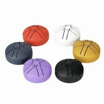 3 Inch 6 Tone Mini Hollow Drum Steel Tongue Drum Hollow Drum Forget Worry Drum Percussion Instrument