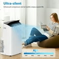 thumbnail image 6 of Aoile 14,000BTU ASHRAE Portable Air Conditioner, 3-In-1 Quiet AC Unit with Sleep Modes and Timer, Cools Rooms up to 750 Sq.Ft, 6 of 8