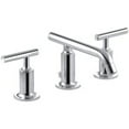 thumbnail image 1 of Kohler K144104CP Handle Widespread Low Spout Bath Faucet, Chrome, 1 of 2