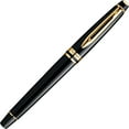 thumbnail image 2 of Waterman Expert Matte Black/Gold Fountain Pen Medium Point 1.0 mm Black Ink (S0951660), 2 of 3
