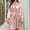 Pink, variant on Sakmal Lightweight Women's Robes Satin Knee Length Bathrobe for Women Cozy Black Womens Robe L