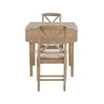 thumbnail image 5 of Linon Peake 3-Piece Drop Leaf Dining Set, Graywash, 5 of 10