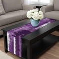 thumbnail image 4 of Purple Abstract Table Runner 72 Inches Long, Modern Mottled Art Oil Painting Kitchen Coffee Dining Table Decoration for Home Party Birthday Wedding Home Decor 14x72 Inches, 4 of 8
