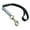 Black, variant on Black Shock Absorbing Leather Dog Short Traffic Leash 20" Long for Large to XLarge Breeds