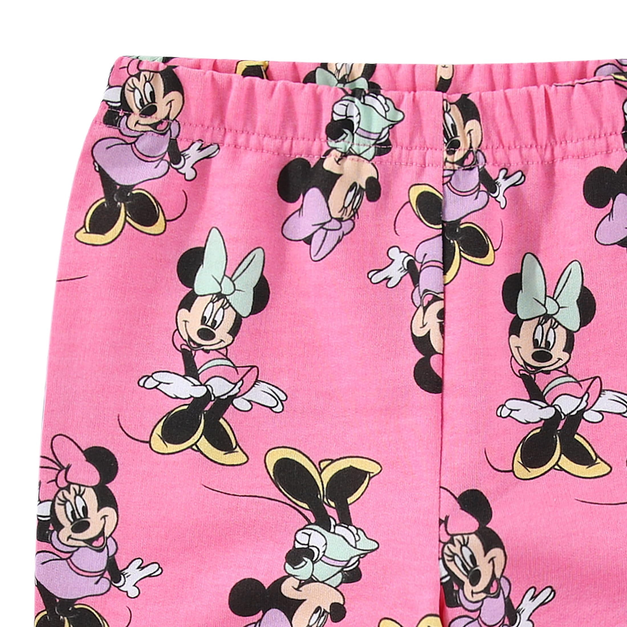 Disney Minnie Mouse Long Sleeve Shirt and Pants Set (Girls), 2 Piece Set, Sizes 12M-6X