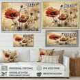 thumbnail image 4 of Designart "Nostalgic Scene Of Red Poppies Swaying In The Breeze" Poppies Floater Framed Canvas Art Print, 4 of 5