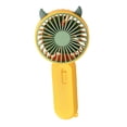 thumbnail image 1 of Ventilador de mano USB portátil Mini ventilador de bolsillo para desplazamientos, camping y exteriores Amarillo, 1 of 9