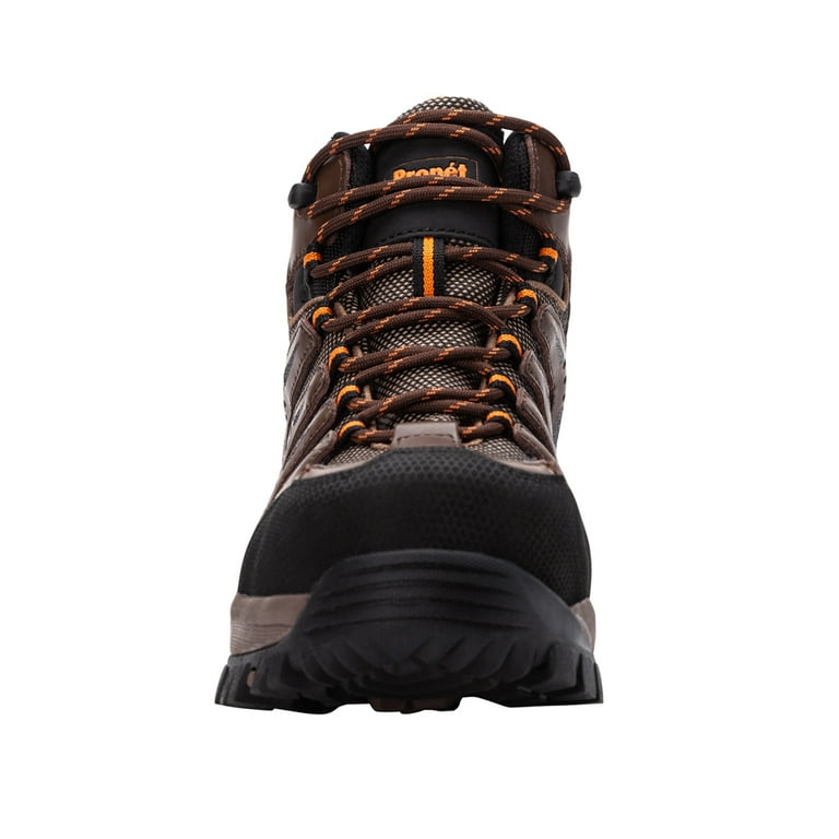 Propét Men's Sentry Construction Boot BROWN/ORANGE - Walmart.com