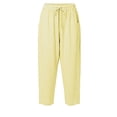 thumbnail image 5 of Miluxas Women's Striped Wide Leg Pants High Waist Drawstring Casual Loose Trousers with Patch Pockets Lightweight Summer Street Vacation Pants Yellow, 5 of 7