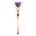 thumbnail image 3 of Clara Pucci 14K Rose Gold 1.5ct Alexandrite Solitaire Ring for Women, 3 of 8
