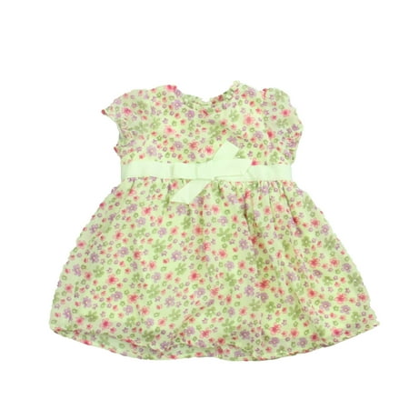 

Pre-owned Laura Ashley Girls Green Floral Dress size: *12-18 Months