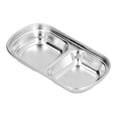 thumbnail image 1 of Cergrey Plat à Sauce, Assiette Compartimentée Gain de Place pour Armoire pour Enfants, Voyages de Camping, Randonnée, 1 of 8