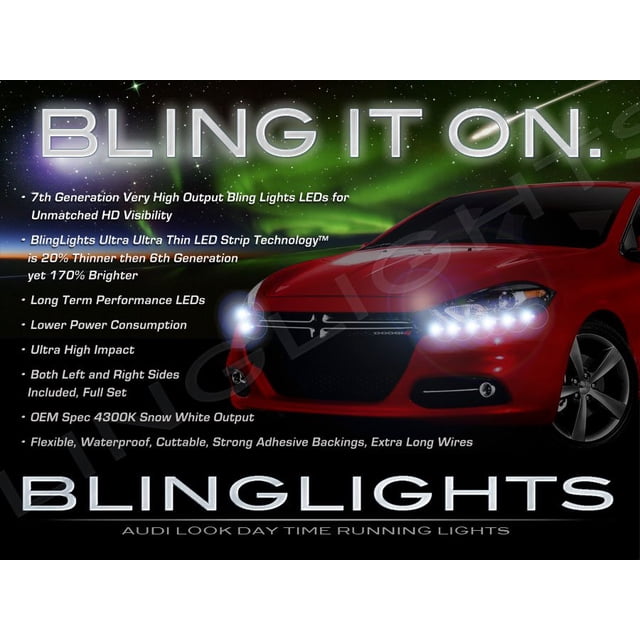 Bandes Lumineuses LED pour Fléchettes, Phares, Phares, Feux de Jour