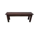 thumbnail image 5 of RED MAHOGANY FARMHOUSE BENCH-42, 5 of 5