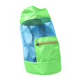 thumbnail image 6 of 1-3PC Mesh Beach Bag Drawstring Backpack Swim Pool Toy Bag Waterproof Breathable Large Capacity Foldable with Zipper Pocket for Swimming Sports Gym Travel Lightweight Adjustable Straps, 6 of 9