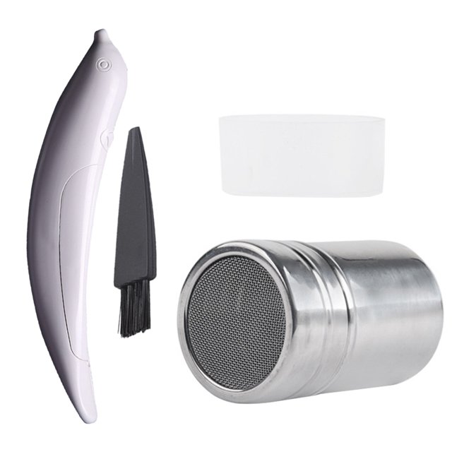 Coofit Coffee Tool Kit Professional Electrical Latte Art Pen Mesh Powder Shaker