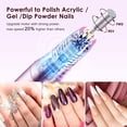 thumbnail image 4 of Lima eléctrica inalámbrica COSLUS para manicura con taladro de uñas, color morado, 4 of 9