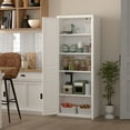 thumbnail image 4 of Marcree Kitchen Pantry Storage Cabinet,71" Tall Storage Cabinet with Doors,White Kitchen Cupboard with Adjustable Shelves,Food Pantry Cabinet for Kitchen,Dining Room, 4 of 9