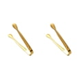 thumbnail image 1 of Moyic Pinza de azúcar, portátil, de mano, reutilizable, y elegante, recogedor de cubitos de hielo, barra interior, herramienta para servir Oro 2piezas Moyic CBP030851, 1 of 6