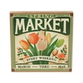 thumbnail image 2 of VHC Brands Spring in Bloom Spring Market Flowers Sale MDF Block Sign 8x8, Spring Decor, Home Decorations for Wall or Door, Spring and Easter Hanging Decoration, 2 of 4