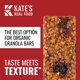 thumbnail image 3 of Kate’s Real Food Organic White-Chocolate Macadamia Mini Snack Bars, Gluten-Free & Soy-Free Snack Made with Non-GMO, All-Natural Ingredients and Natural Flavors, (Pack Size), 3 of 5