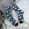 thumbnail image 5 of Rateoe Colorful Cartoon Shark for Women Casual Calf Socks - Cute Crew Socks - Thin Soft Above Ankle Socks Size 5-11, 5 of 6