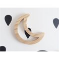 thumbnail image 3 of Pegatinas de pared de madera con forma de luna, estrella, avión, mariposa, decoración de pino macizo, para habitación de niños, 3 of 4