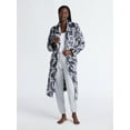 thumbnail image 2 of Joyspun Women's Plush Robe, Sizes S-3X, 2 of 6