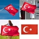 thumbnail image 2 of Campeonato Europeo de Fútbol 2025 Banderas Bandera de Turquía Ojales metálicos Bandera duradera Poliéster Jardín Exterior Interior Países para jardín Bar Fiesta Decoración, 2 of 8