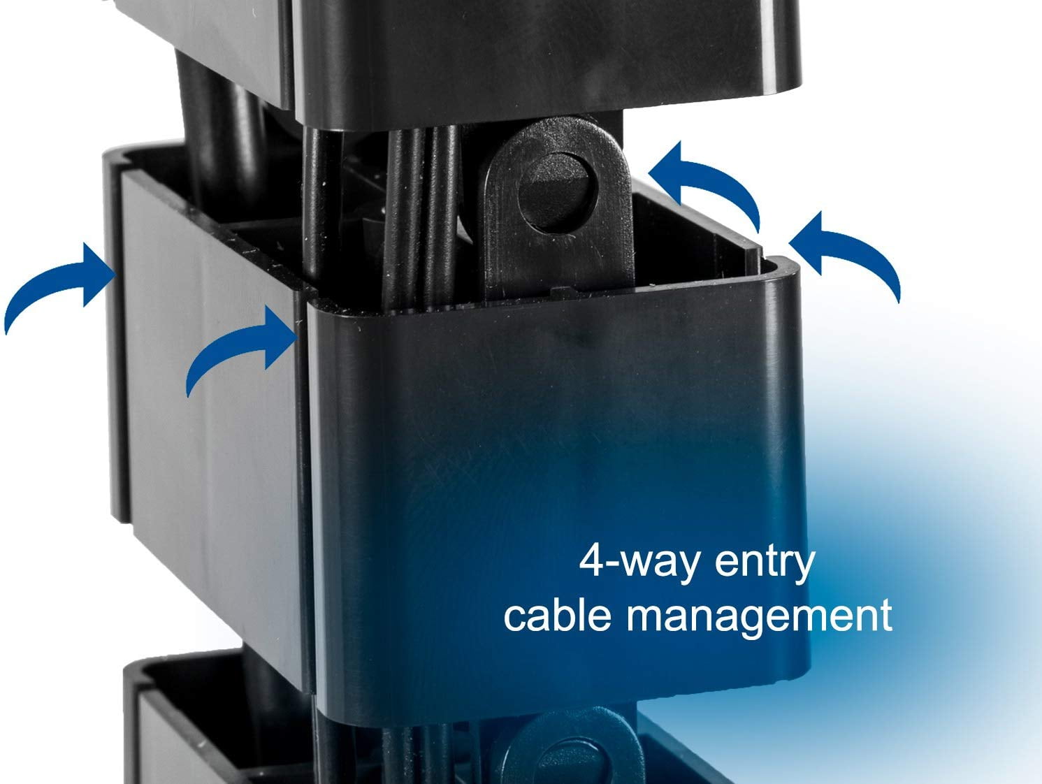Vertebrae Cable Management Spine Kit Height Adjustable Wire Desk Cord Organizer