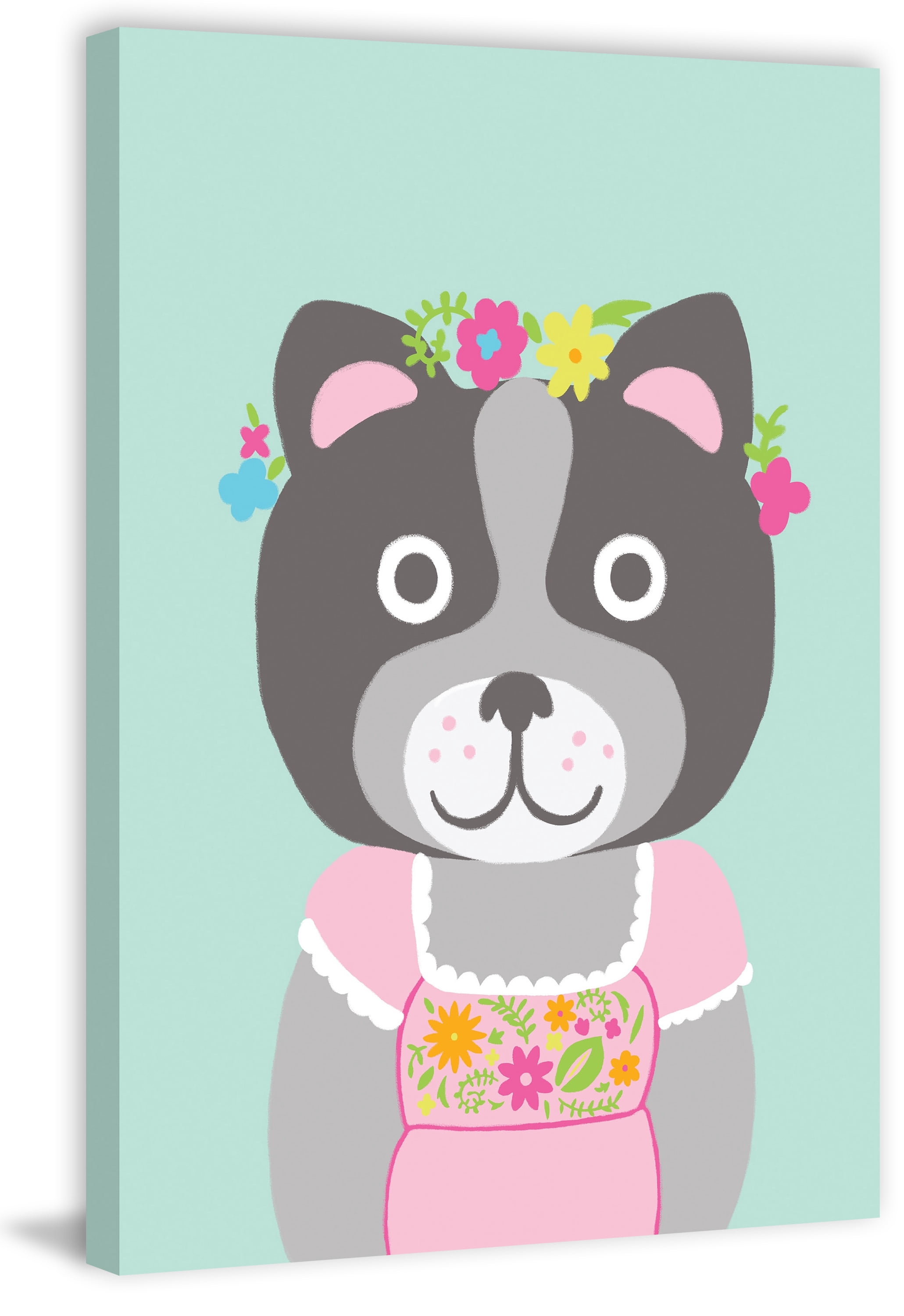 Marmont Hill Fancy Animals III Canvas Wall Art