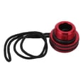 thumbnail image 3 of Dive DIN  Cover, Easy To Replace Vented  Easy To Install  Valve Dust  Cover With Fixed Rope For  Diving Red, 3 of 8