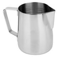 thumbnail image 3 of NFTIGB 150ML Thickening Stainless Steel Milk Frothing Pitcher, 5 oz Coffee Latte Art Jug Cup for Home and Coffee Shop, Silver (5.07 fl oz / 150ml), 3 of 9