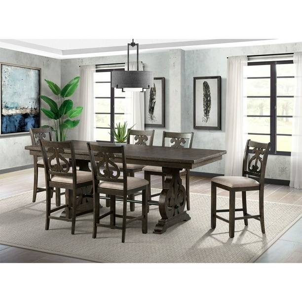 Picket House Furnishings Stanford Counter Height 7PC Dining Set-Table