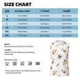 thumbnail image 4 of Bixox Men's Bees And Flowers Printed Shirt Sleeveless Fitness Tank Top-Large, 4 of 5