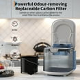 thumbnail image 5 of Danolapsi 2.5L Electric Composter Countertop, 3 Modes Kitchen Smart Compost Bin with Auto Cleaning, LED Display, Turns Kitchen Waste into Dry Manure, Low Noise Food Waste Compost Machine, 5 of 7