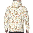 thumbnail image 7 of Lsque Happy Easter Pattern Casual Men's Hoodie,Hooded Sweatshirt with Kangaroo Pocket,Pullover Hoodie-4X-Large, 7 of 7