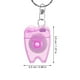 thumbnail image 3 of 5 llaveros de hilo dental, estuche portátil con forma de diente, práctico estuche para hilo dental, 3 of 7