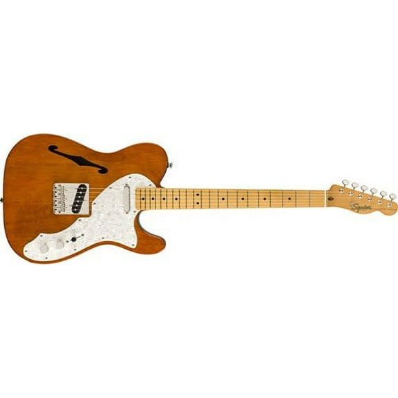 Squier Classic Vibe '60s Telecaster 25.5 in Semi-Hollow Electric Guitar, Multicolor