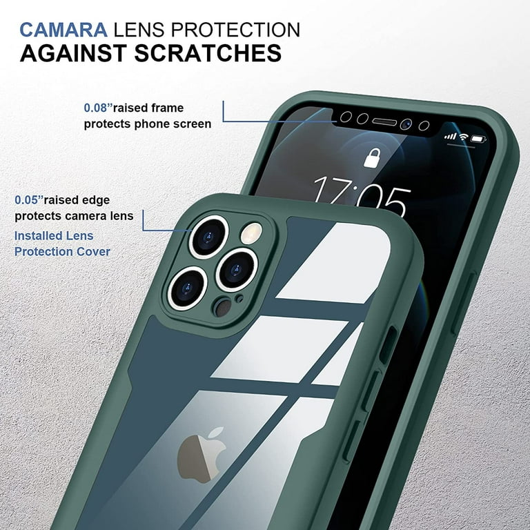 Compatible with iPhone 12 Pro Max Case Full Body Clear Compatible with iPhone 12 Pro Max Case Full Body Clear