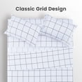 thumbnail image 6 of Sleep Zone Bed Sheets Set 4 Piece, Easy Care Fitted Flat Sheet & Pillowcase Sets King, 6 of 7