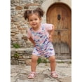 thumbnail image 5 of BemeyourBBs Toddler Baby Girls Summer Clothes Infant Girls 2 Piece Camouflage Outfits Short Sleeve Ribbed T Shirt Tops and Pockets Bib Overalls Camo Suspender Shorts Sets, 5 of 9