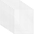 thumbnail image 1 of 10pcs Acrylic Sheet 1mm - Clear Plexiglass Plastic Sheets For Crafts, 1 of 5