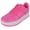 Hot Pink, variant on Berness Women's Rhinestone Platform Sneakers - Sparkly Lace-Up Fashion Tennis Shoes, Lightweight Glitter Casual Walking Sneakers, Low Top Crystal Athletic Shoes EDEN08 Blue 5